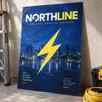 A0 Posters: NORTHLINE electrician example artwork
