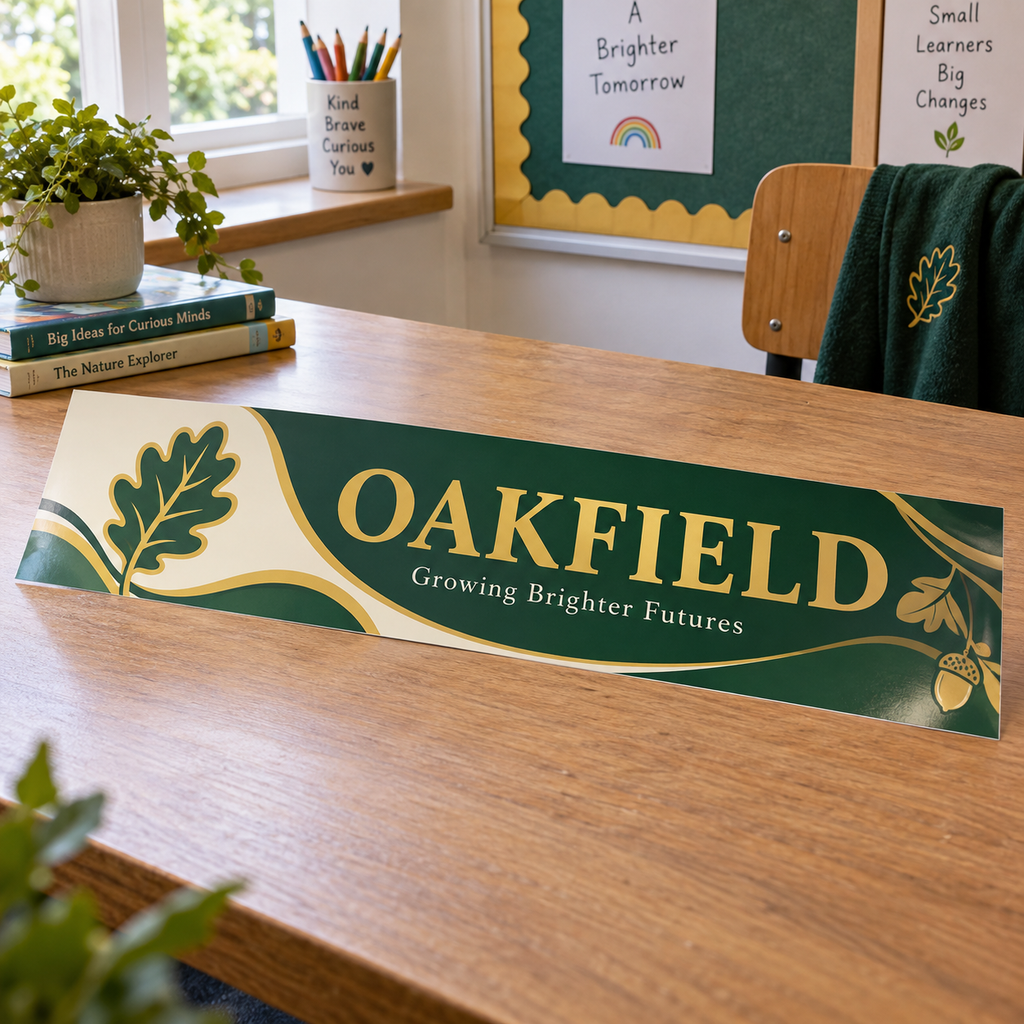 A2 Strip Posters: OAKFIELD primary school example artwork