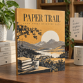 B Format Perfect Bound Books & Brochures: PAPER TRAIL bookshop example artwork