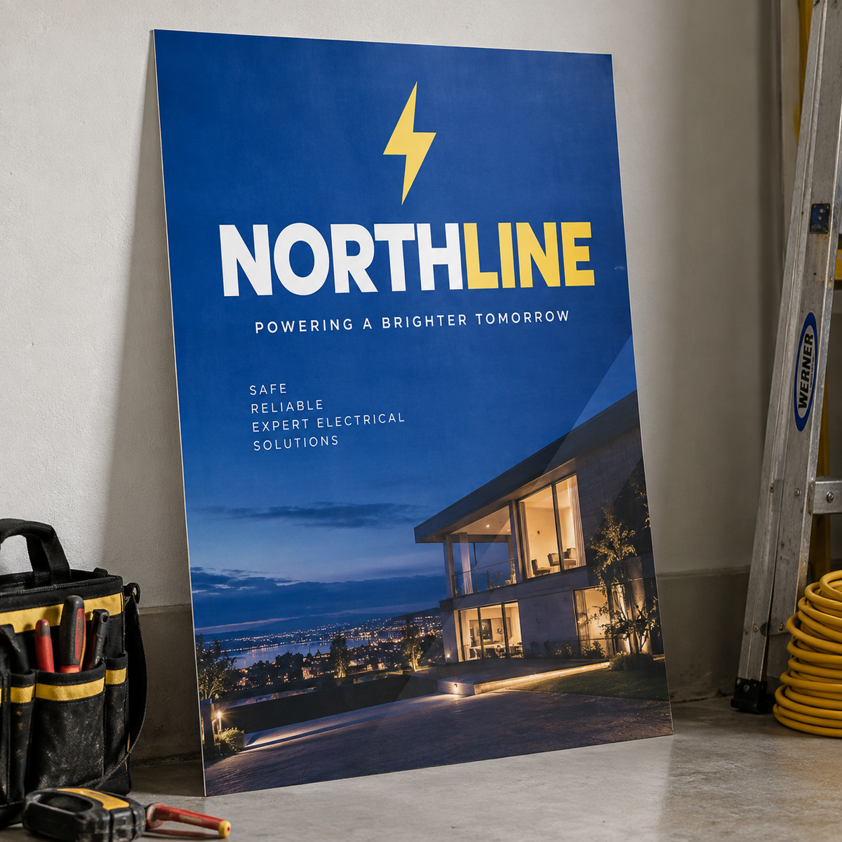 B1 Posters: NORTHLINE electrician example artwork