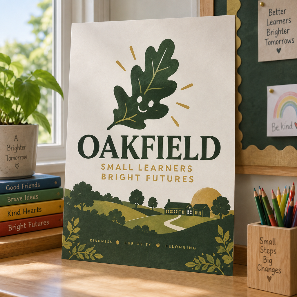 Bond Posters: OAKFIELD primary school example artwork