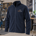 Branded Fleeces: MOTION WORKS bicycle repair shop example artwork