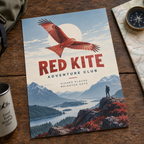 Cheap Flyers & Leaflets: RED KITE adventure club example artwork