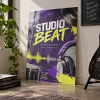 Gloss Posters: STUDIO BEAT music school example artwork