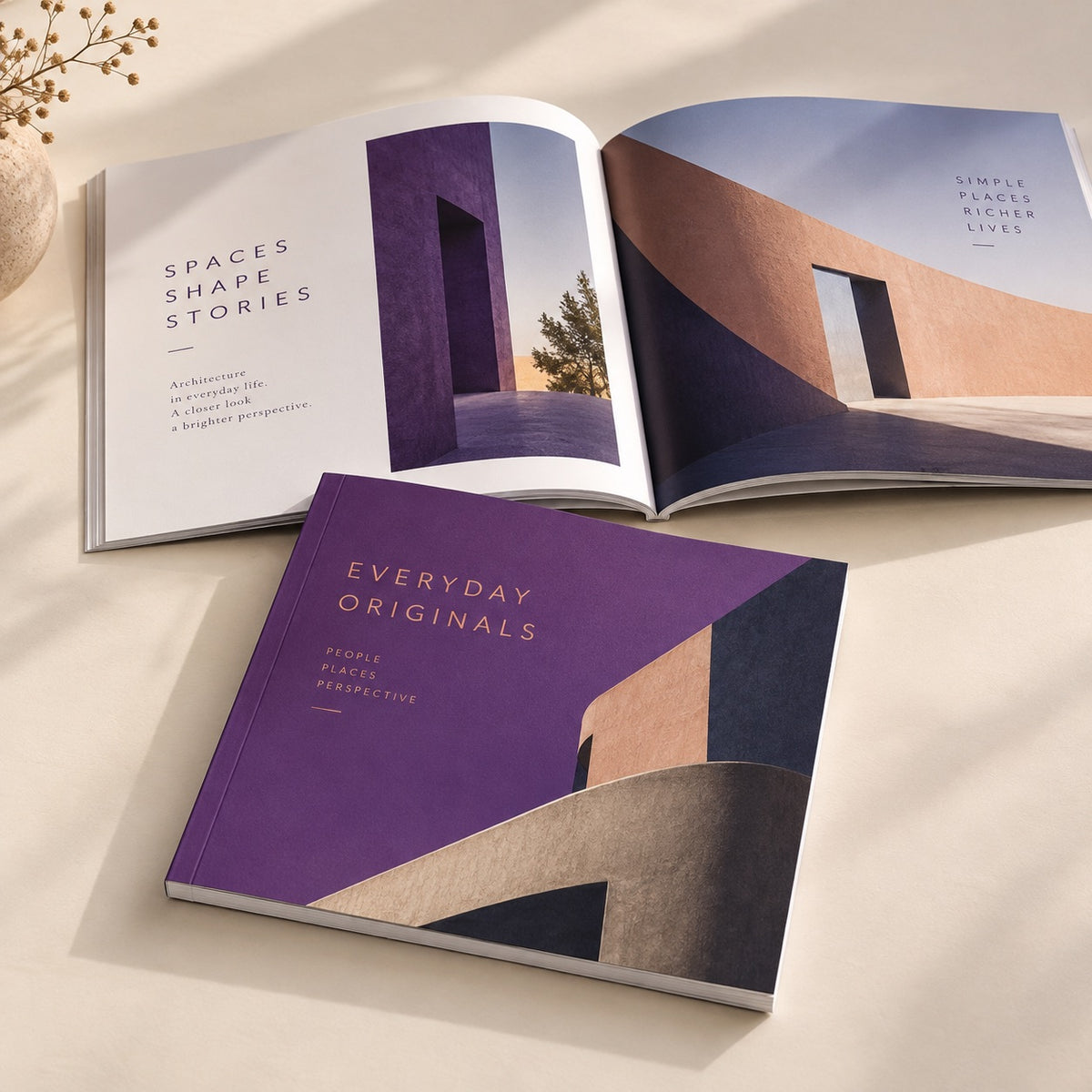 210 x 210 mm Square Perfect Bound Books & Brochures full product example