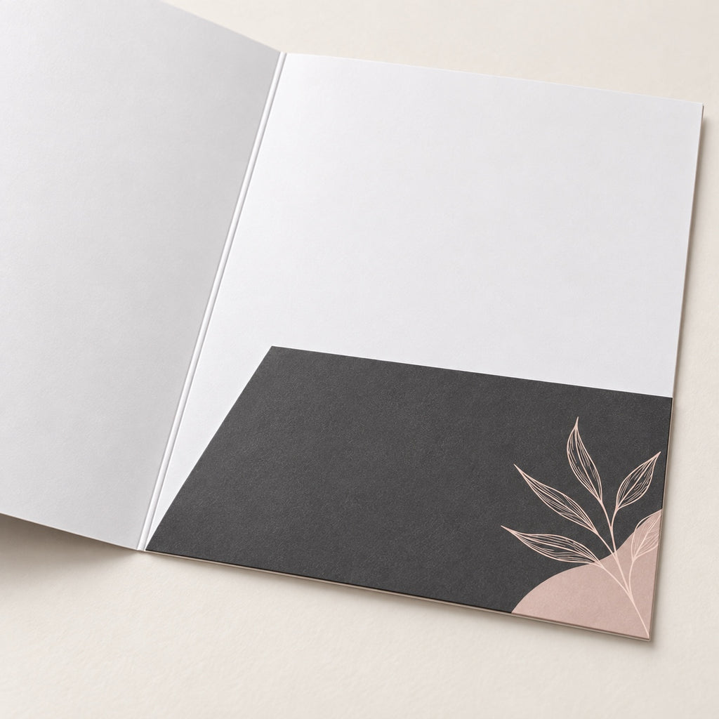 A4 Presentation Folders print and material detail