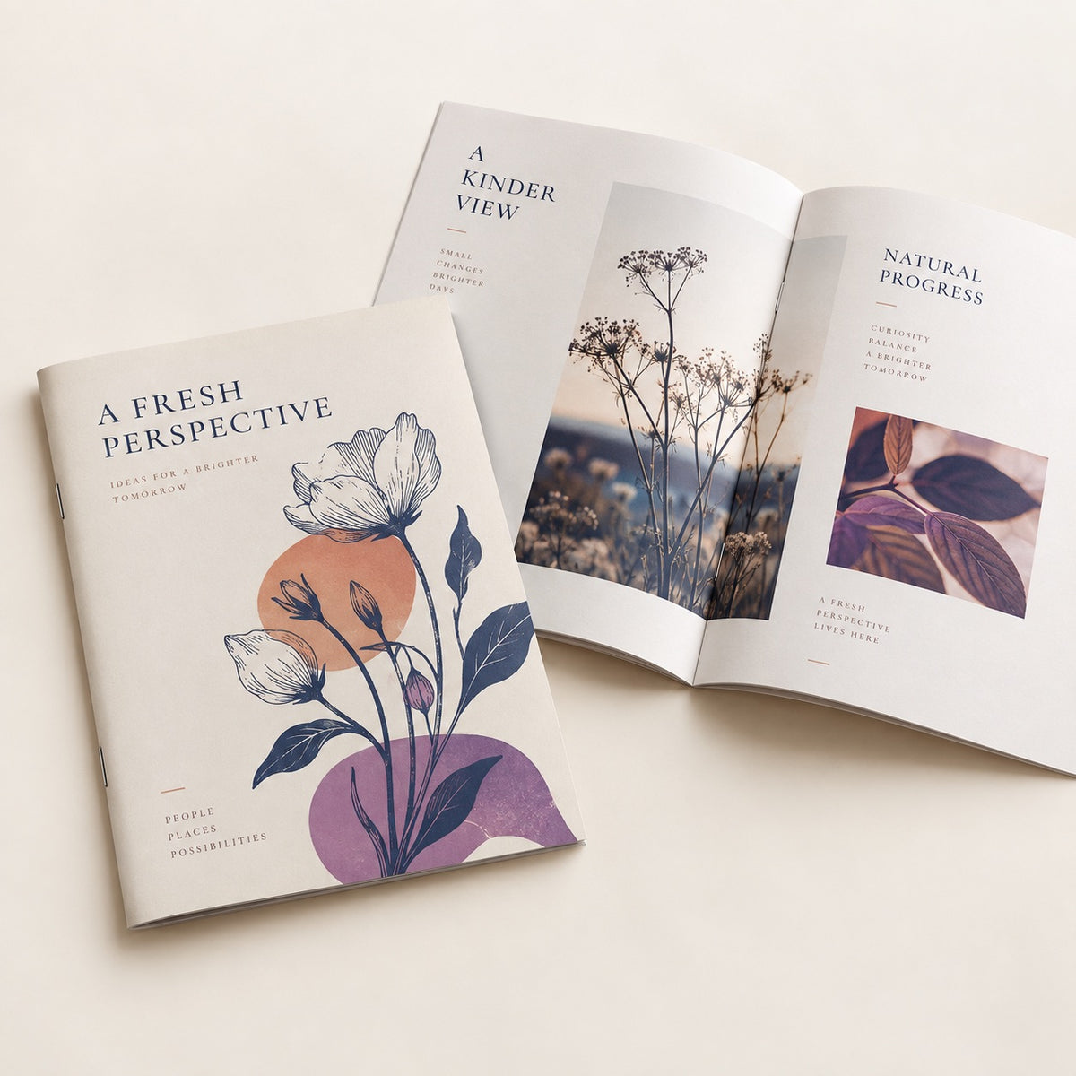 A5 Stapled Brochures full product example