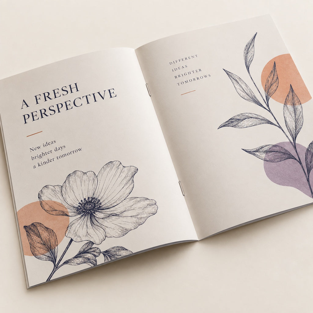 A5 Stapled Brochures print and material detail