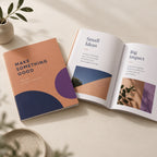 A6 Perfect Bound Books & Brochures full product example