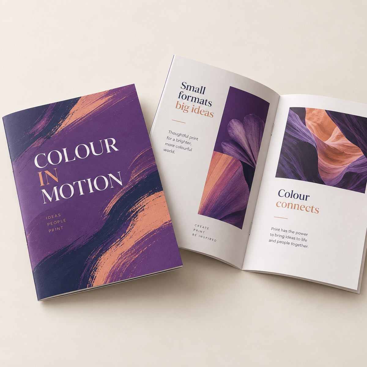 A6 Stapled Brochures full product example