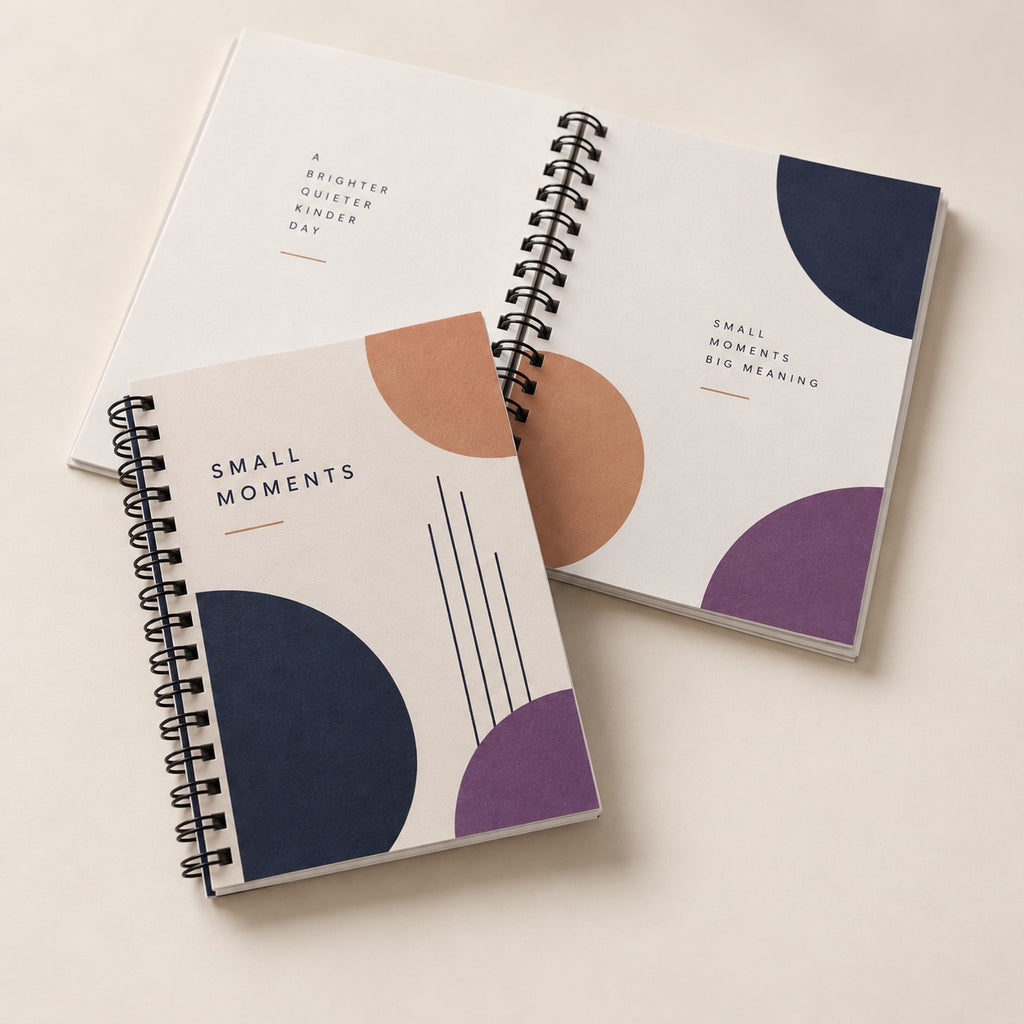 A6 Wiro Bound Brochures full product example