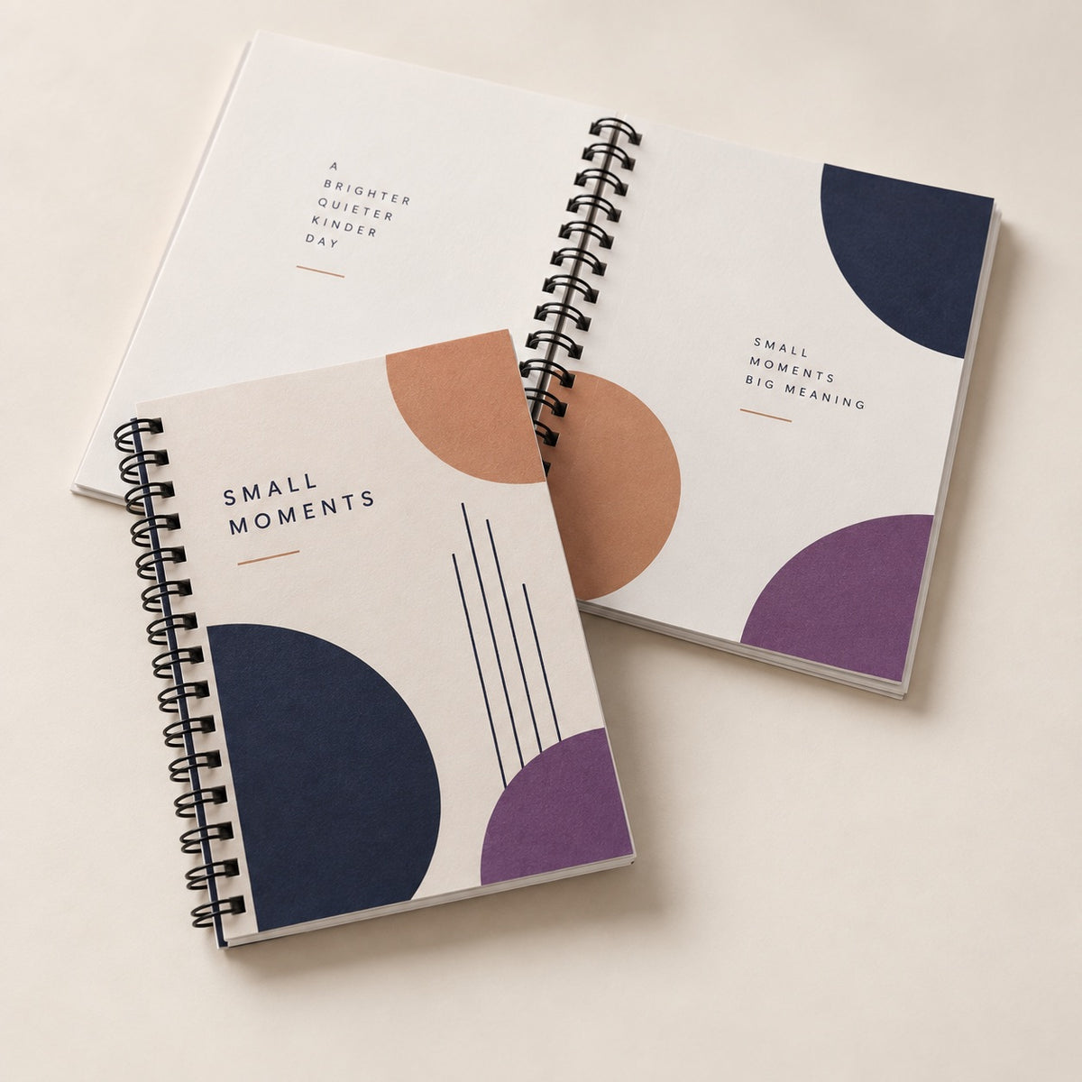 A6 Wiro Bound Brochures full product example