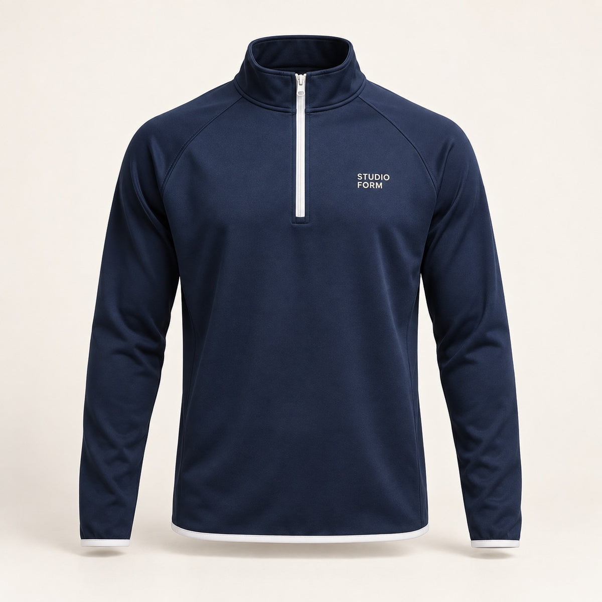 Branded Half Zip Sweatshirts full product example
