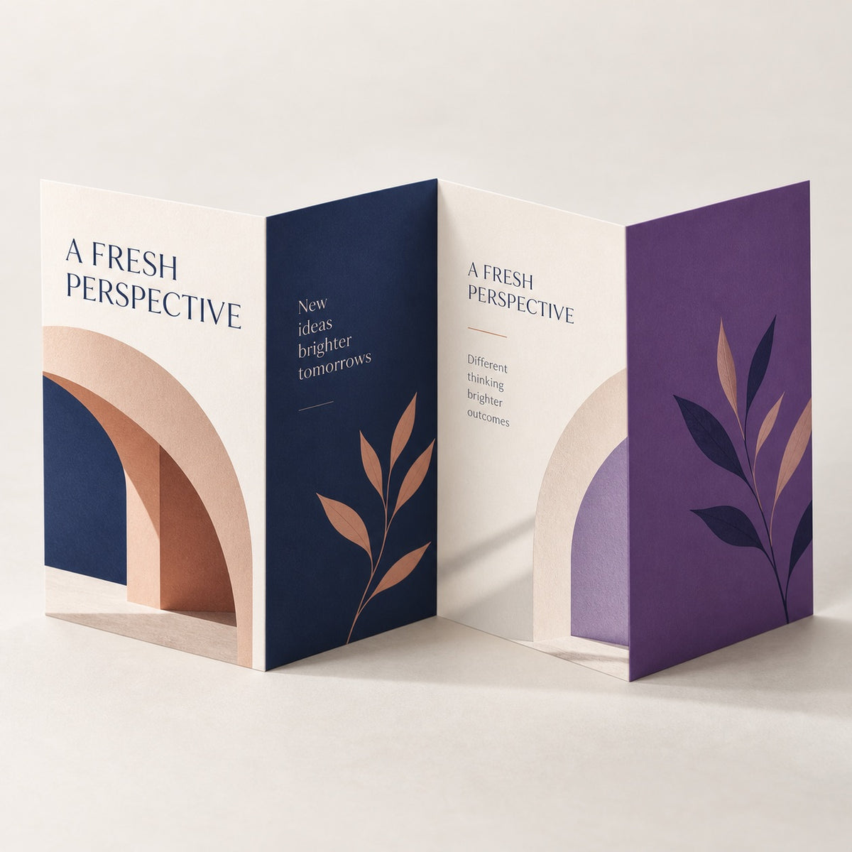 Concertina Fold Flyers & Leaflets full product example
