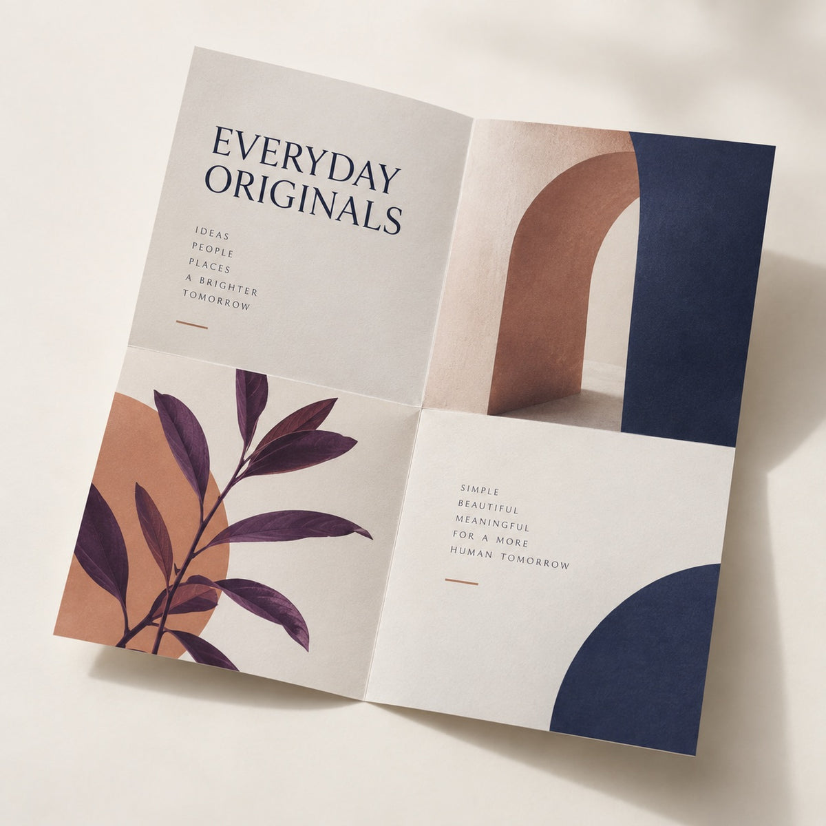 Cross Fold Flyers & Leaflets full product example