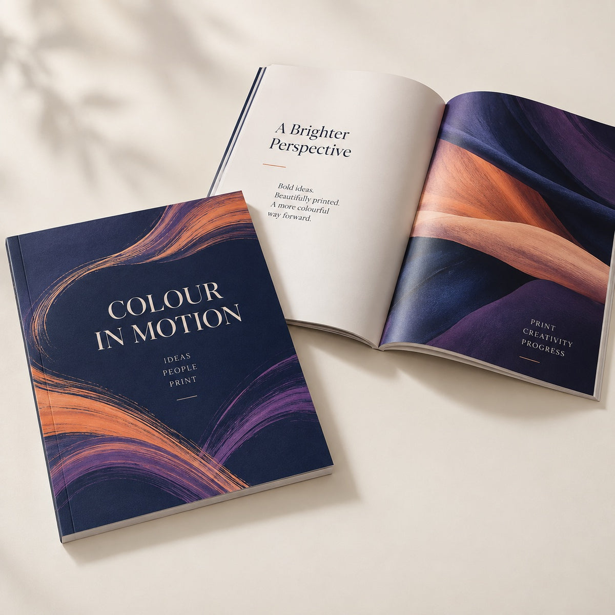 Demy Perfect Bound Books & Brochures full product example