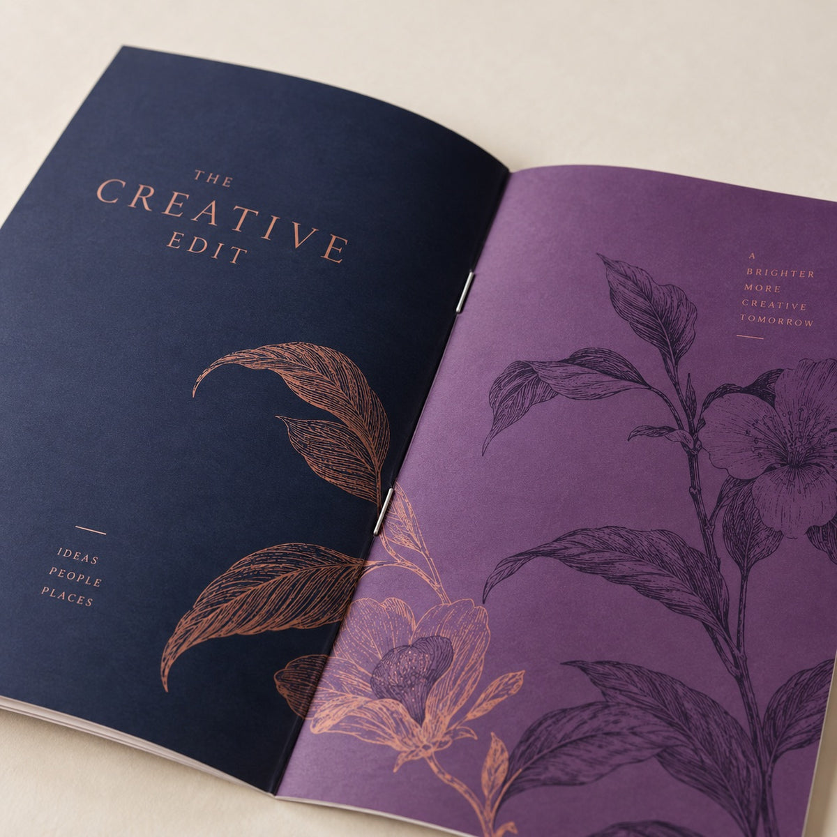 DL Stapled Brochures print and material detail