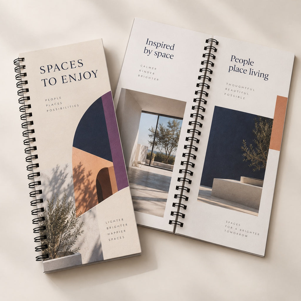 DL Wiro Bound Brochures full product example