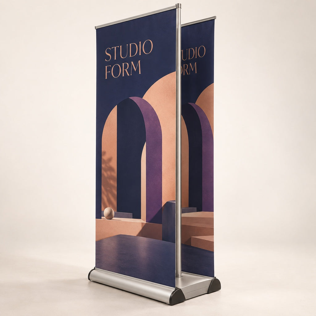 Double Sided Roller Banners full product example