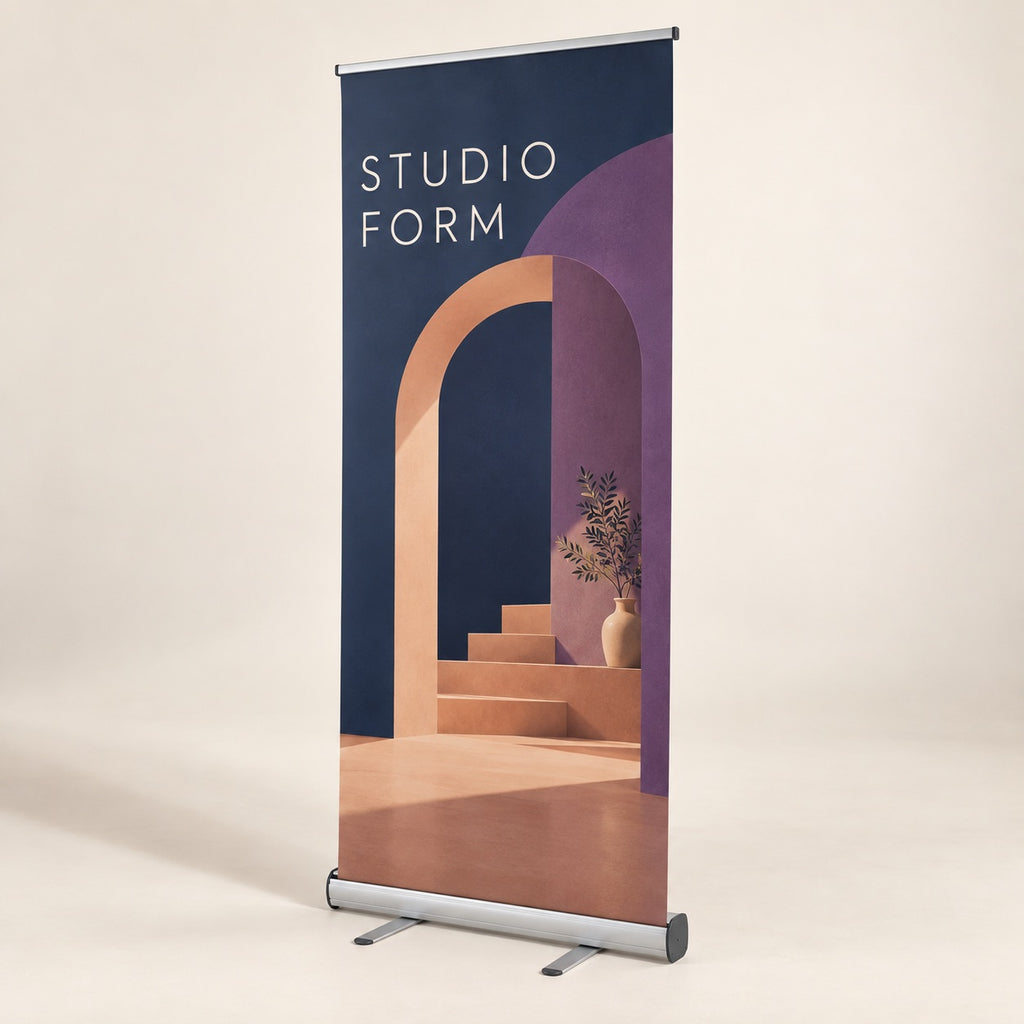 Economy Roller Banners full product example
