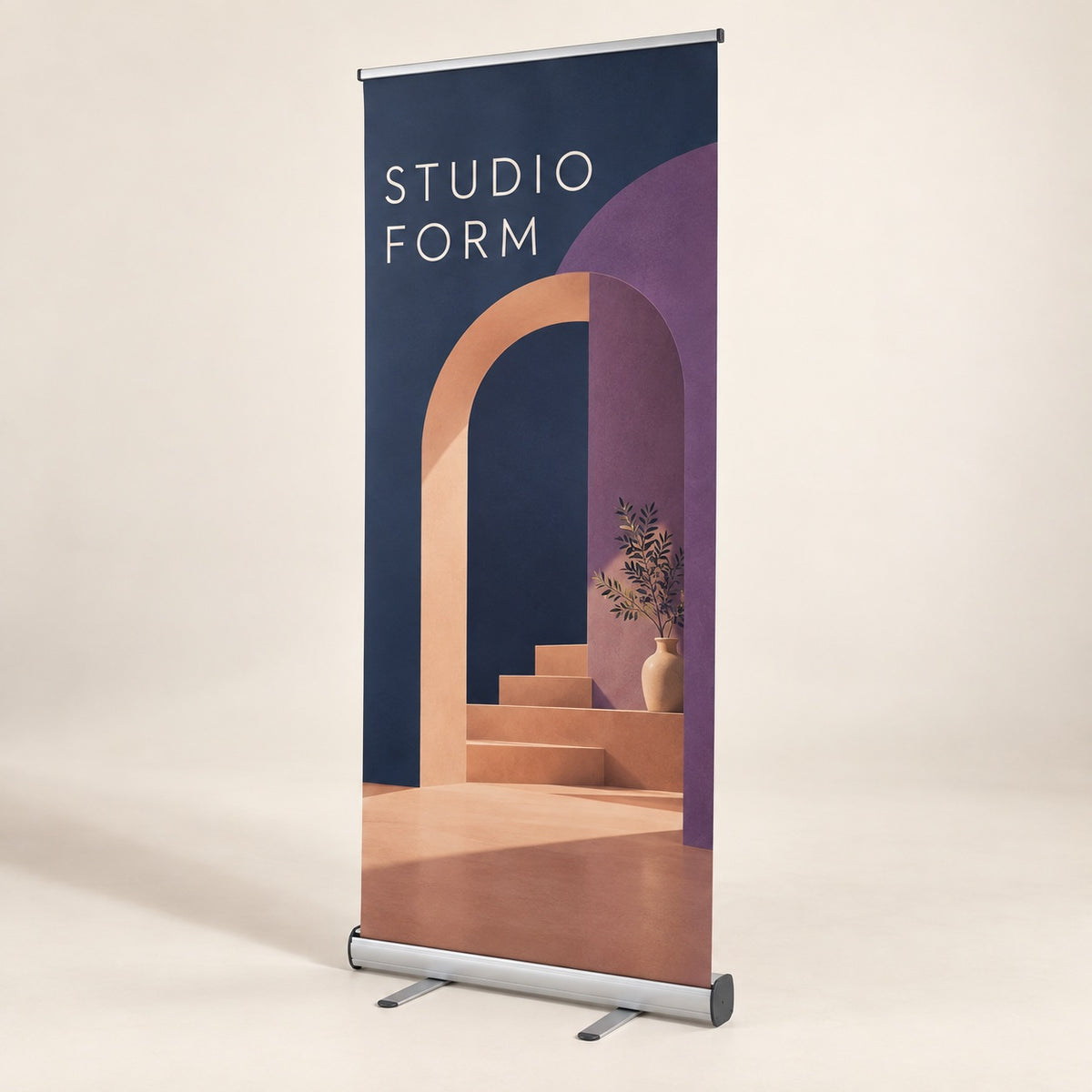 Economy Roller Banners full product example