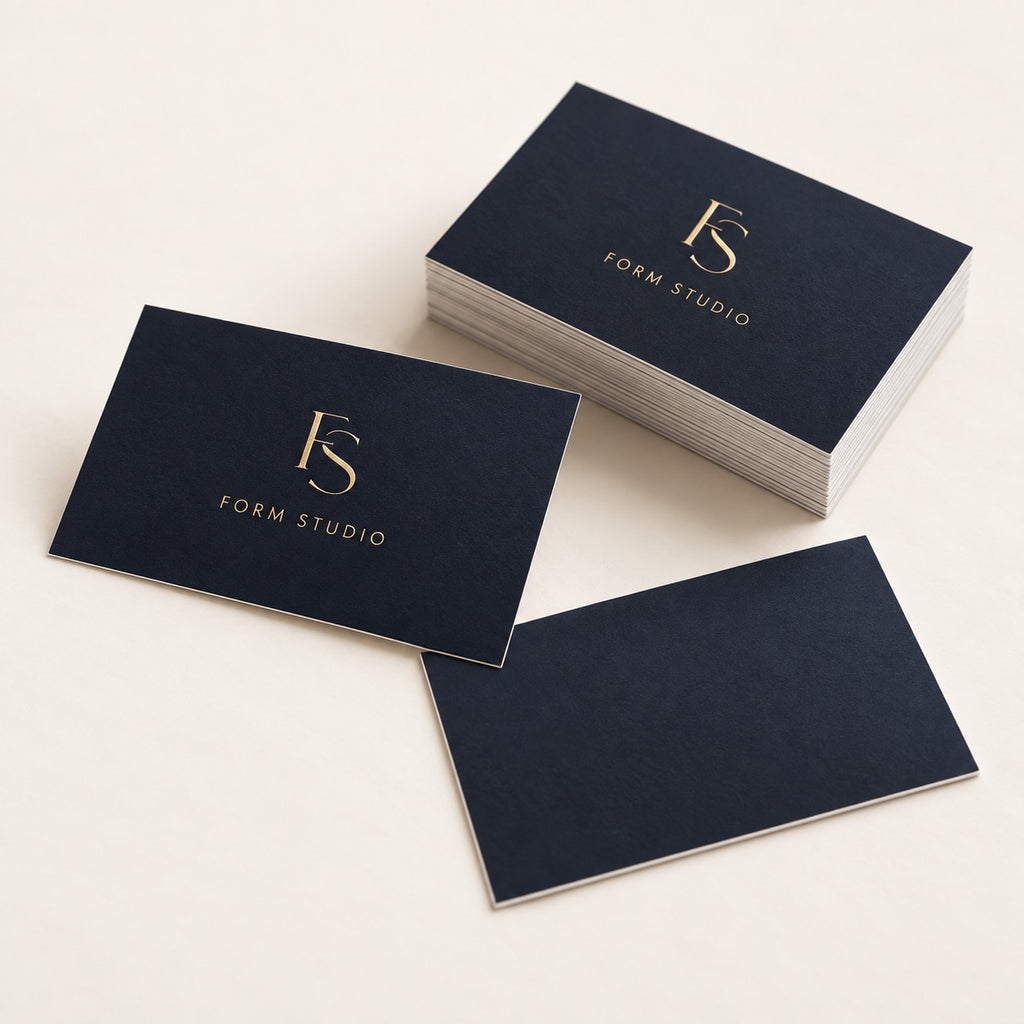 Foil Business Cards full product example
