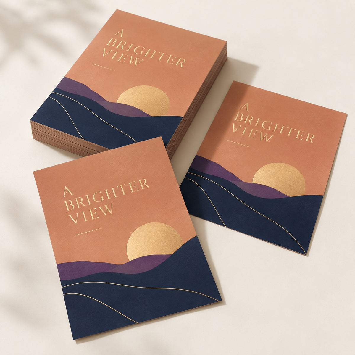 Foil Flyers & Leaflets full product example