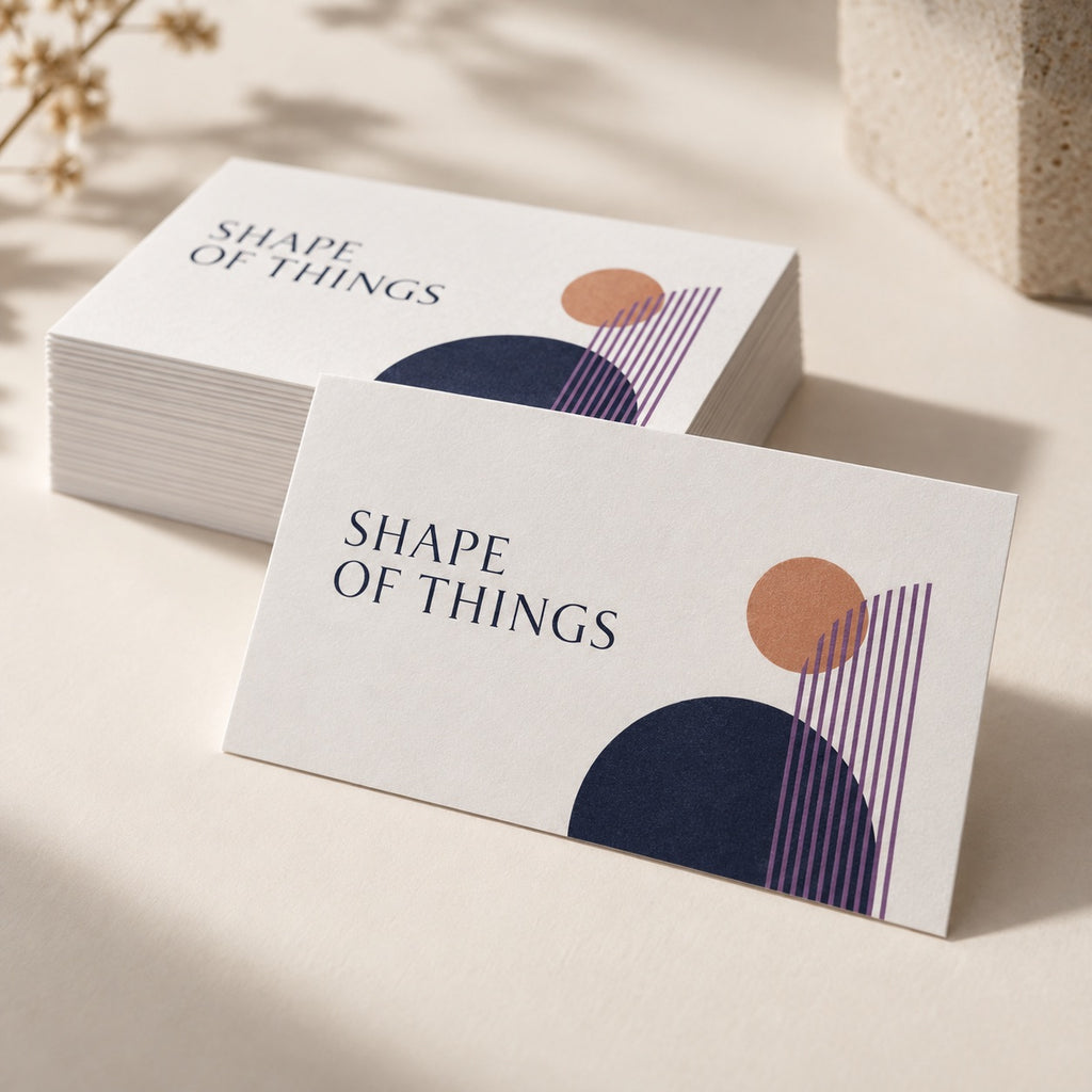 FSC Certified Business Cards print and material detail