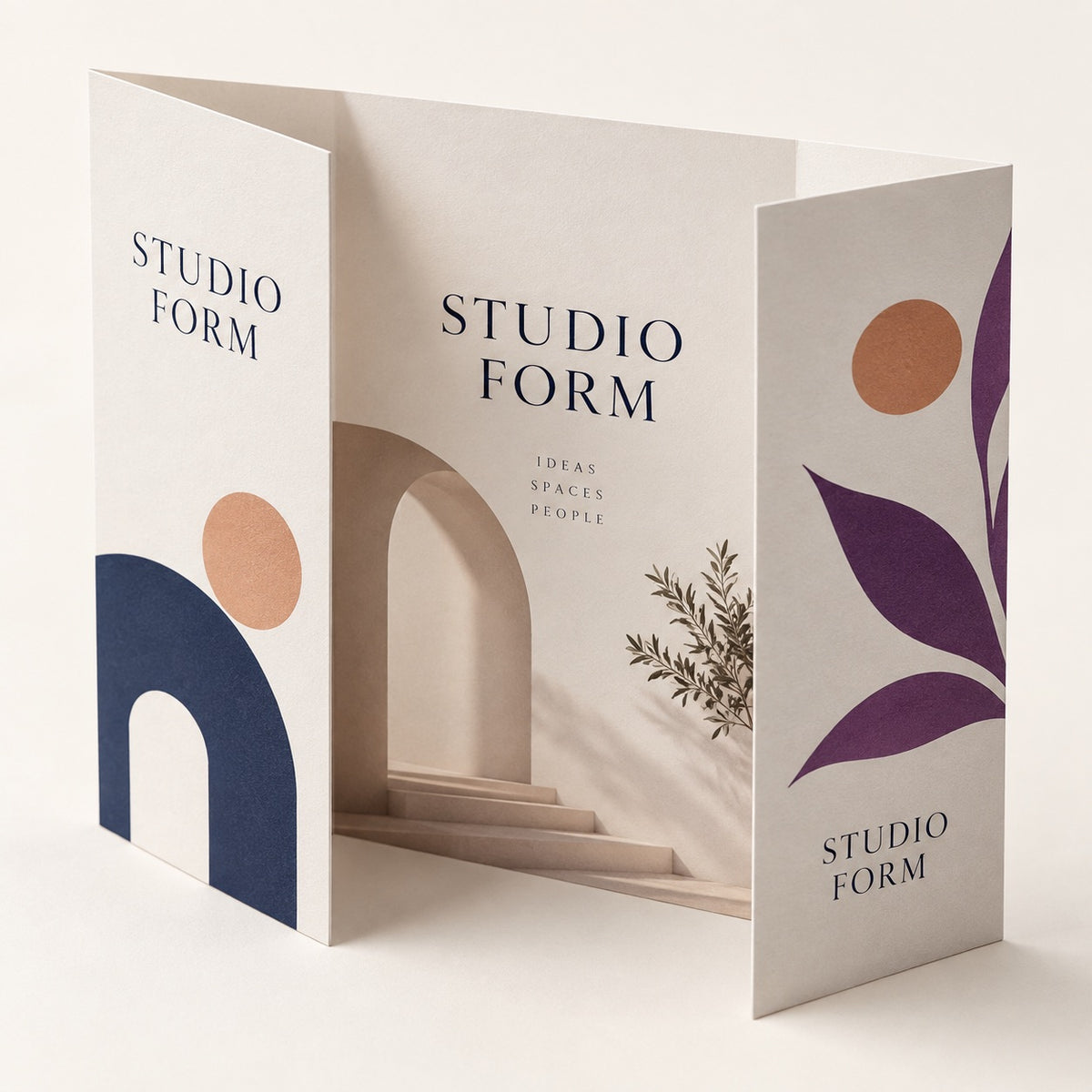 Gate Fold Flyers & Leaflets print and material detail