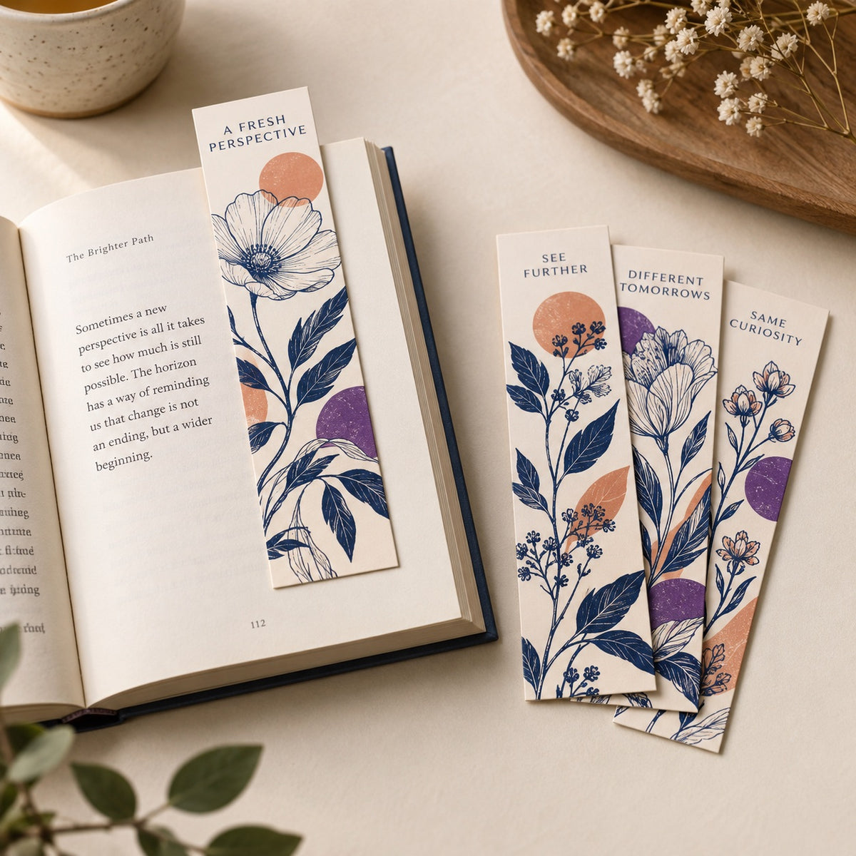 Gloss Laminated Bookmarks full product example