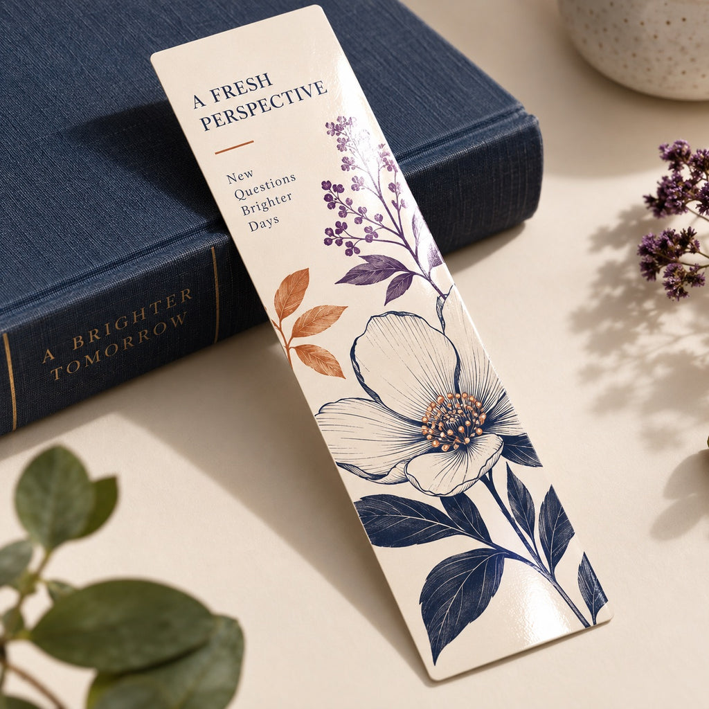 Gloss Laminated Bookmarks print and material detail