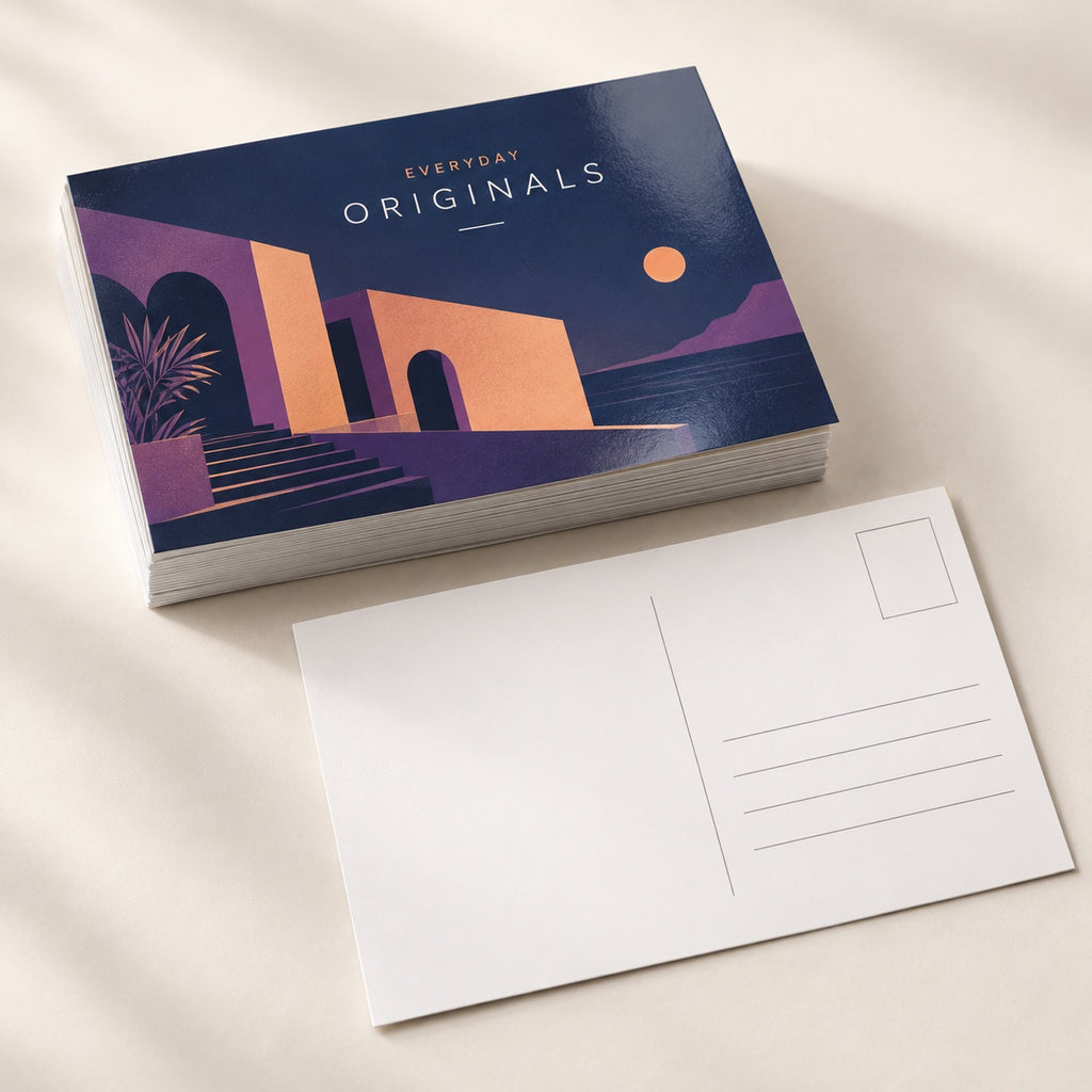 Gloss Postcards full product example