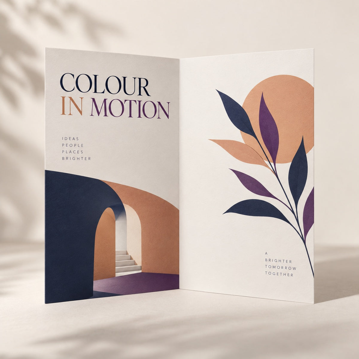 Half Fold Flyers & Leaflets full product example