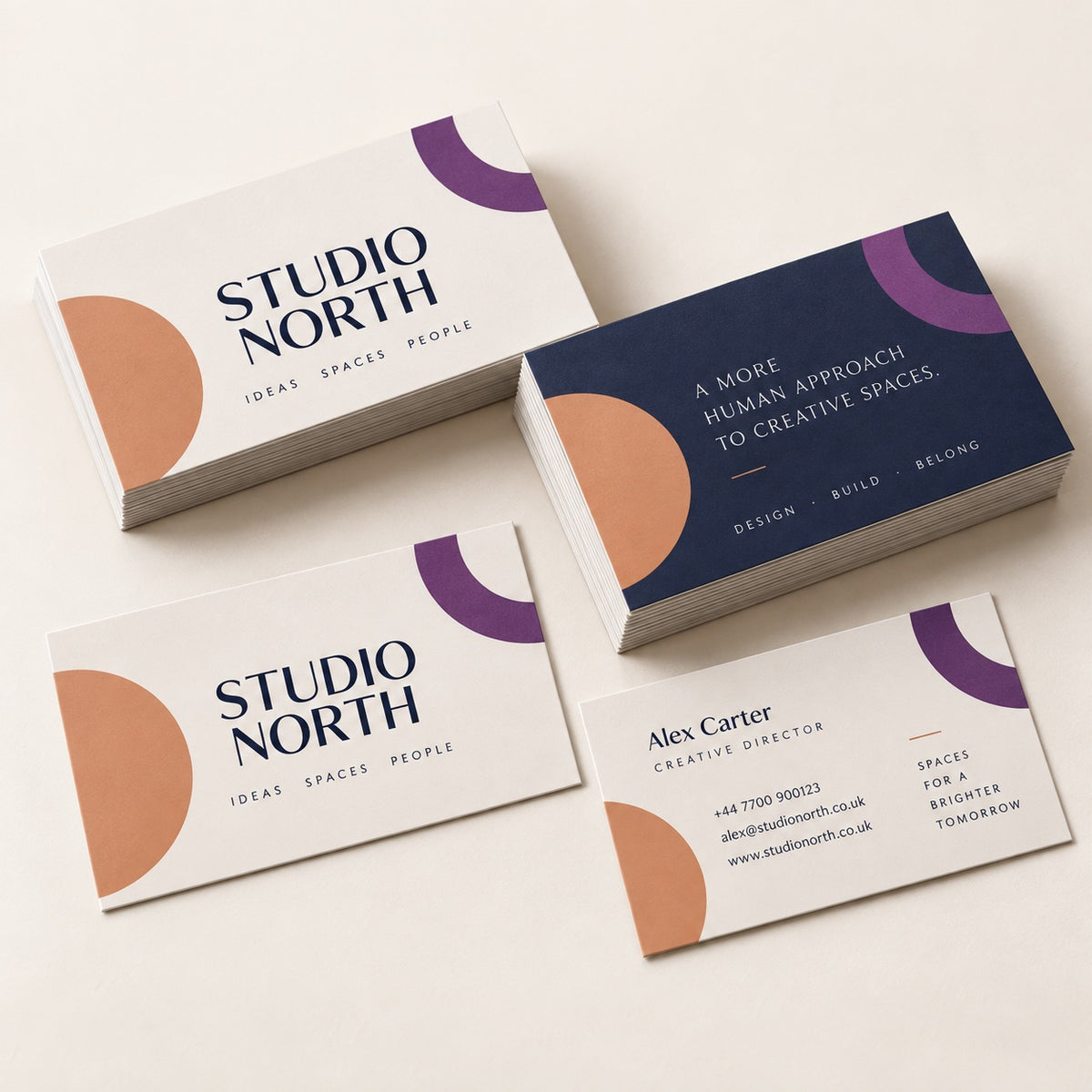 Laminated Business Cards product and finish example