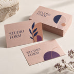 Metallic Business Cards full product example