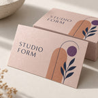 Metallic Business Cards print and material detail