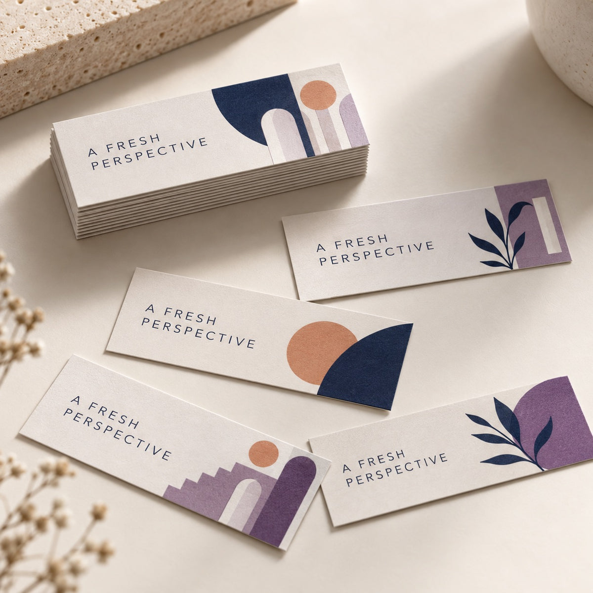Mini Business Cards full product example