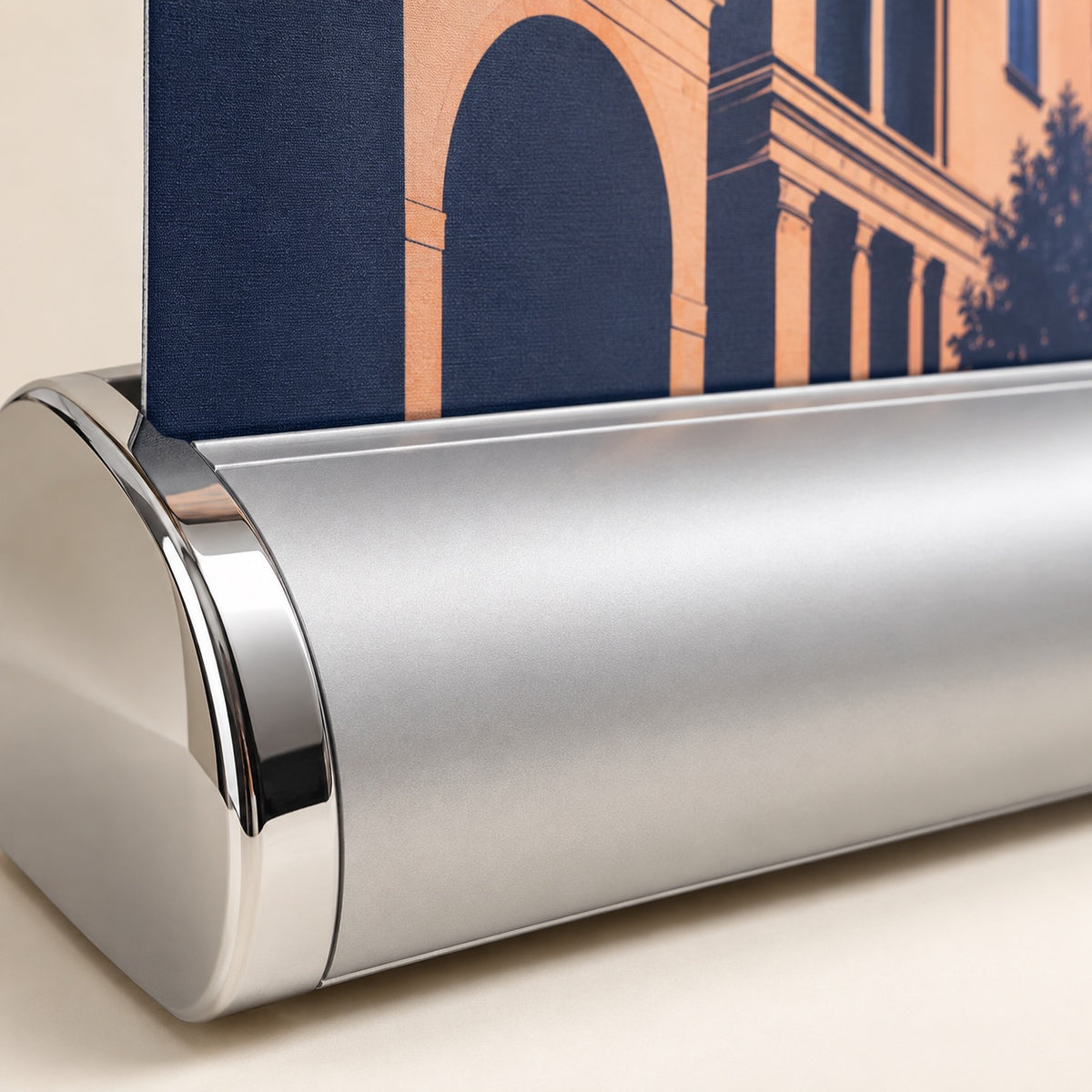 Premium Roller Banners material and construction close-up