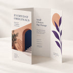 Roll Fold Flyers & Leaflets full product example