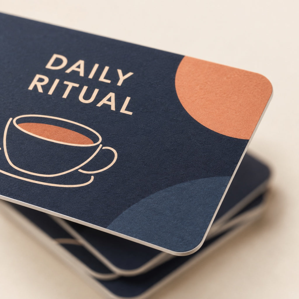 Rounded Corner Business Cards product and finish example
