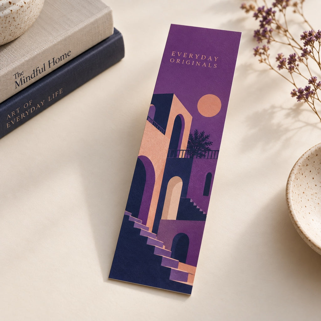 Silk Bookmarks print and material detail