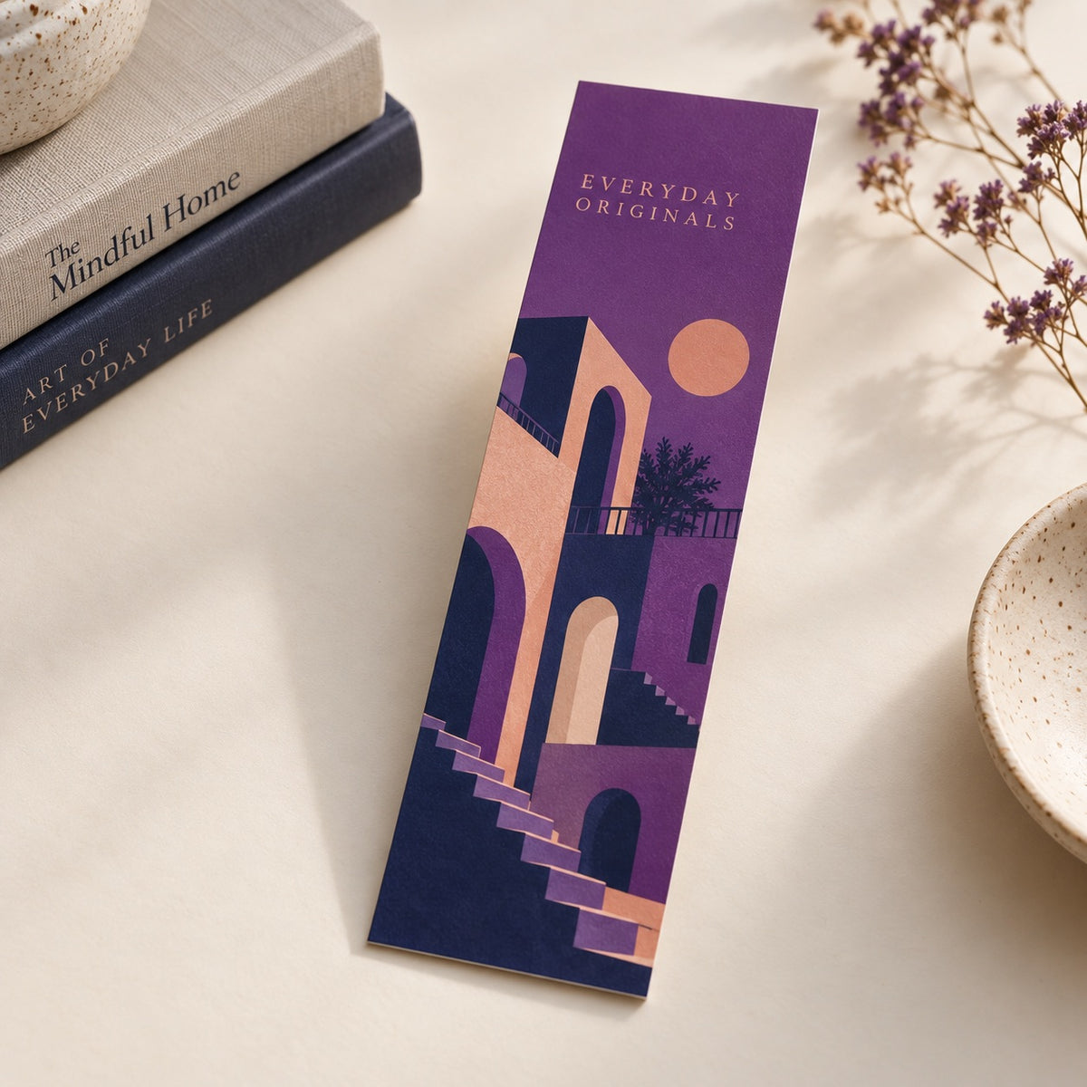 Silk Bookmarks print and material detail