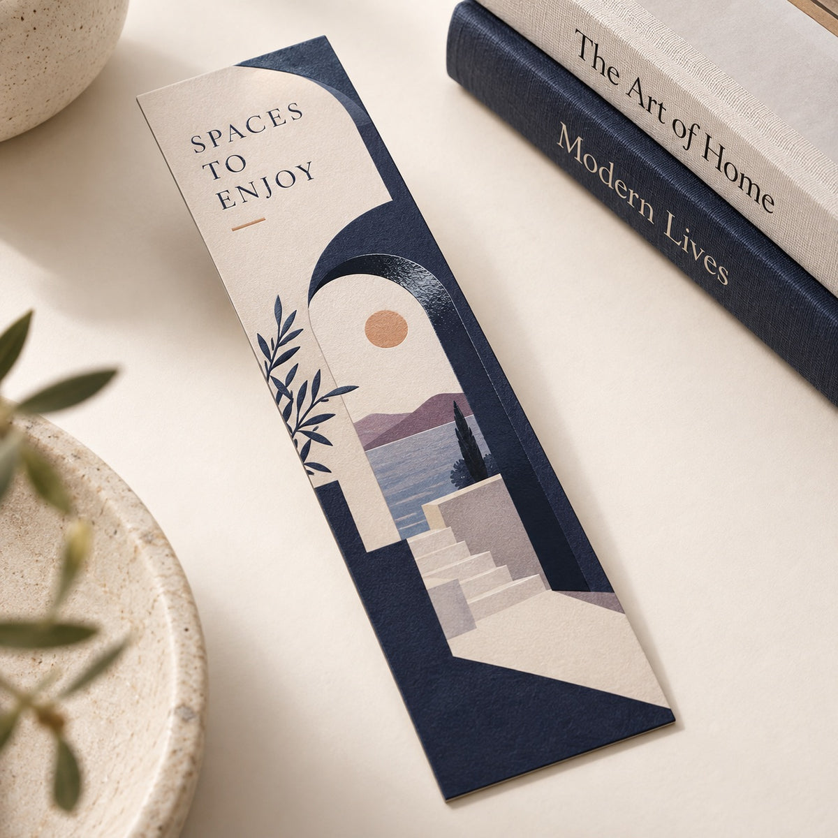Spot UV Bookmarks print and material detail