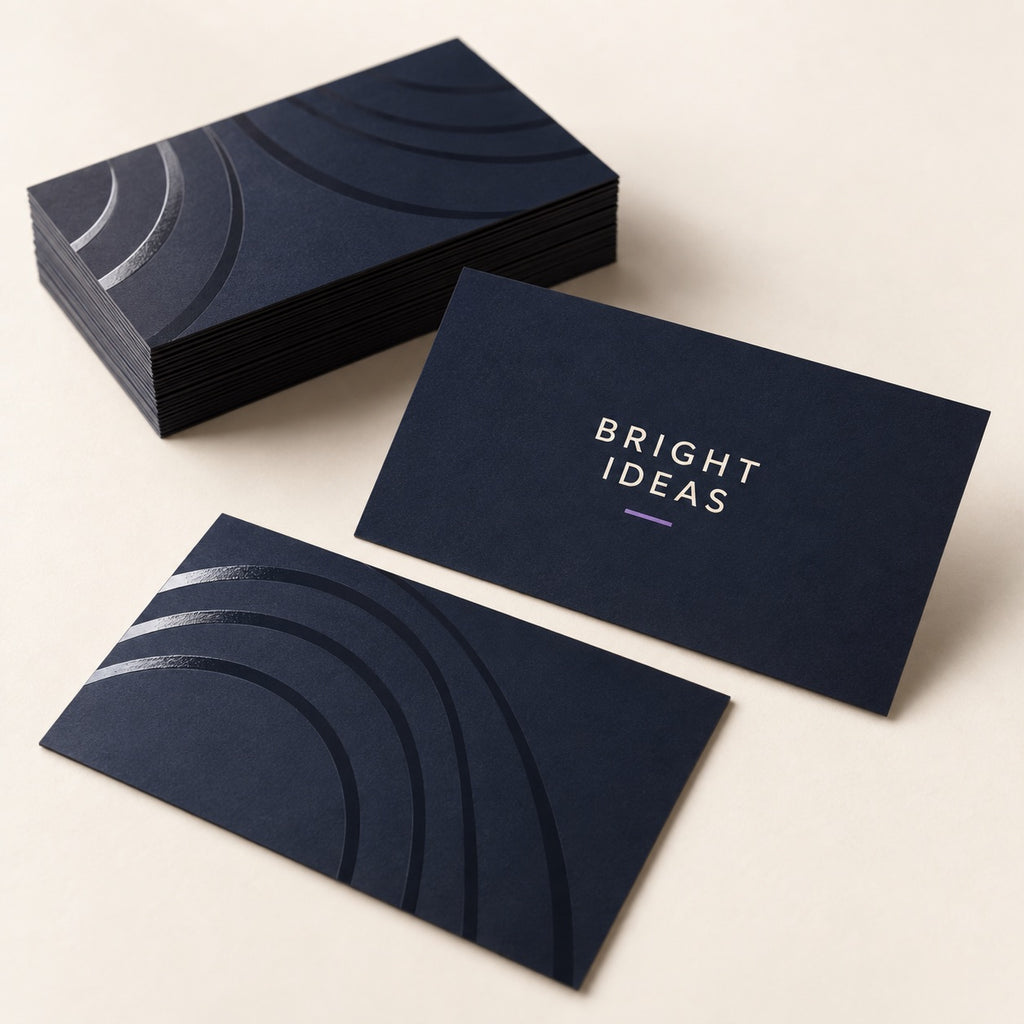 Spot UV Business Cards full product example