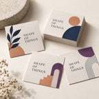 Square Business Cards full product example