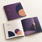Square Stapled Brochures full product example