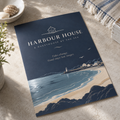 Spot UV Flyers & Leaflets: HARBOUR HOUSE guesthouse example artwork