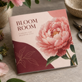 Square Stapled Brochures: BLOOM ROOM florist example artwork